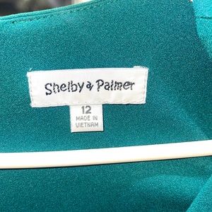 Shelby & Palmer dark green jumpsuit